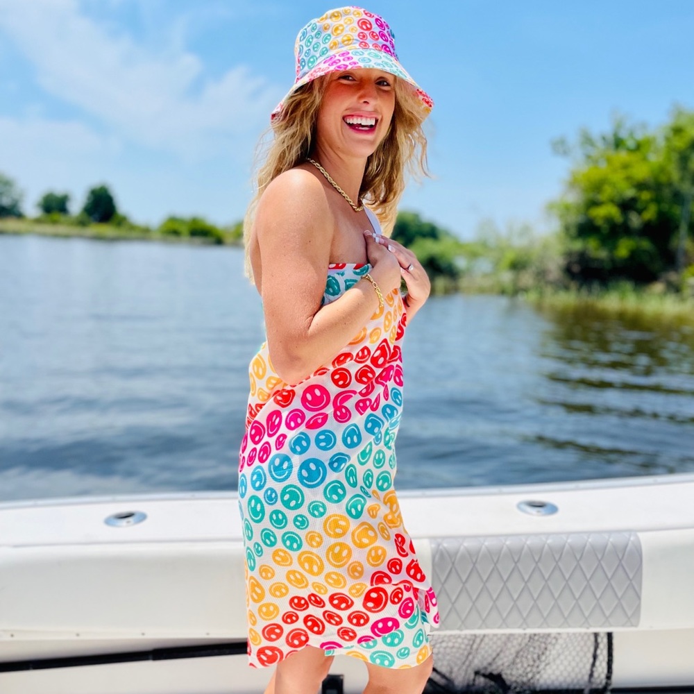Happy Face Towel Wrap